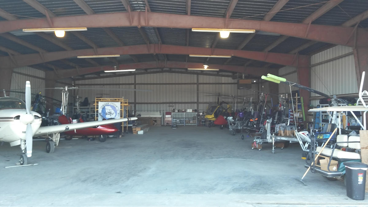 Hangar B at Cedartown, GA Inside View