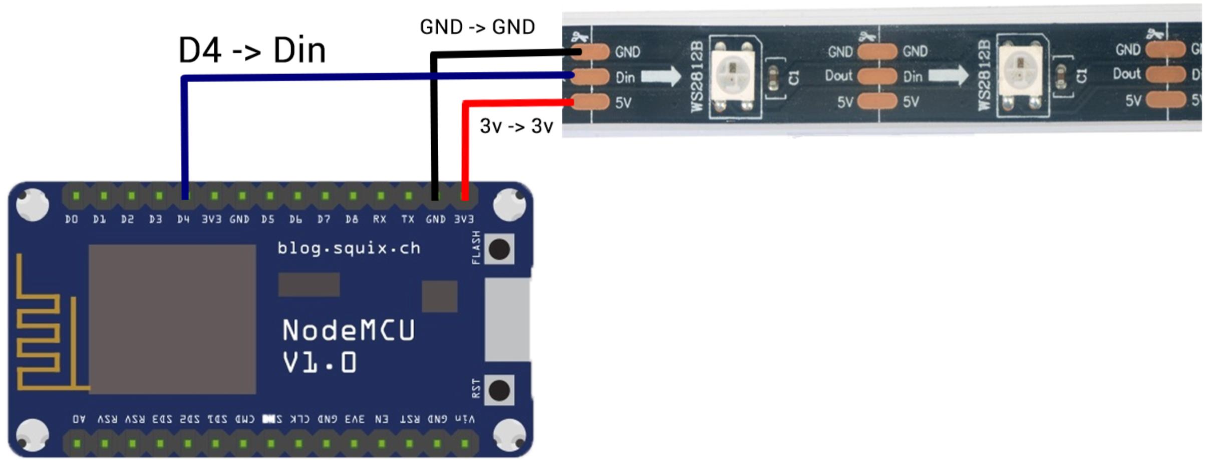 ESP8266 Wiring