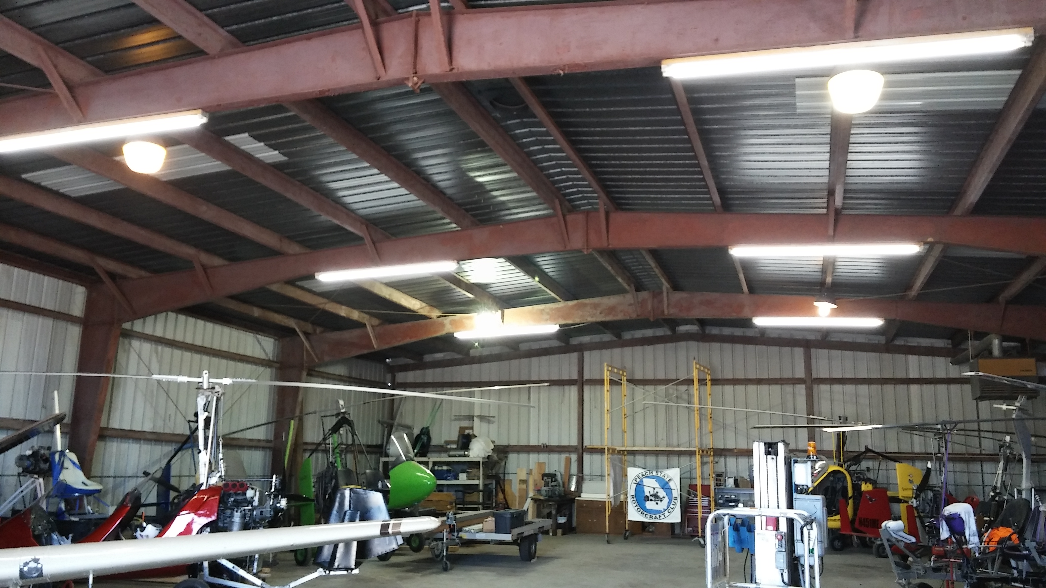 New Lights In The Hangar