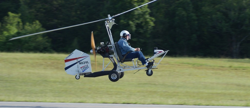 Bensen Gyroplane Fly-by